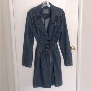 Denim Trench Coat